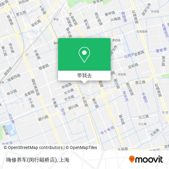 嗨修养车(闵行颛桥店)地图