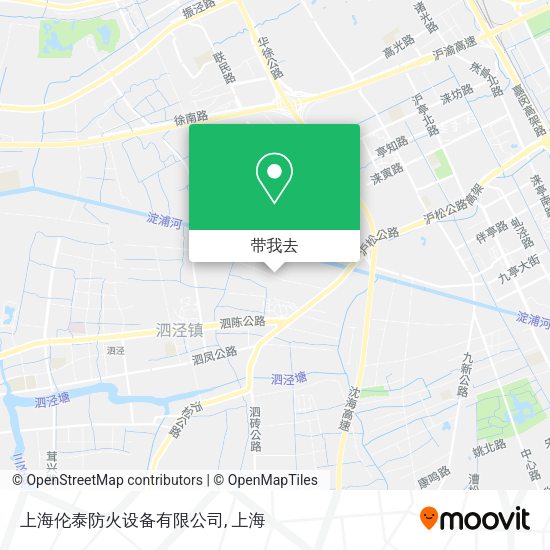 上海伦泰防火设备有限公司地图