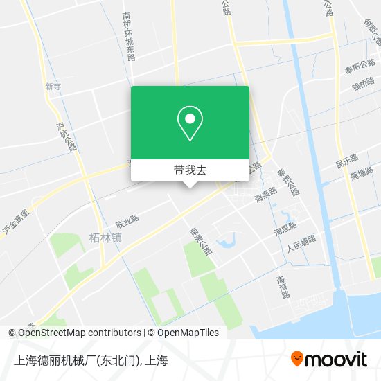 上海德丽机械厂(东北门)地图