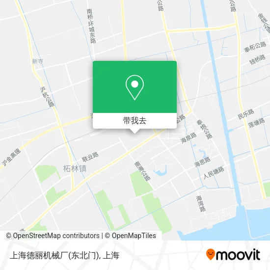 上海德丽机械厂(东北门)地图