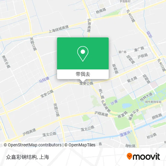 众鑫彩钢结构地图