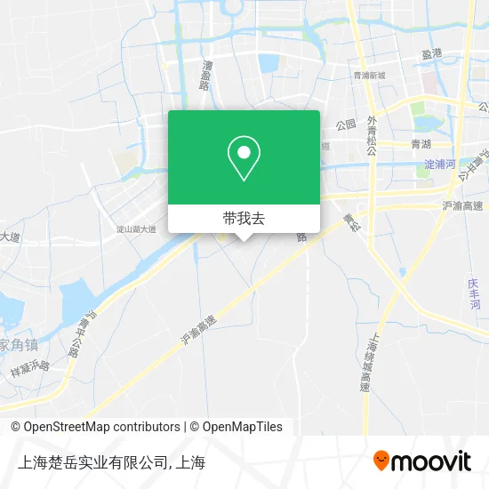 上海楚岳实业有限公司地图