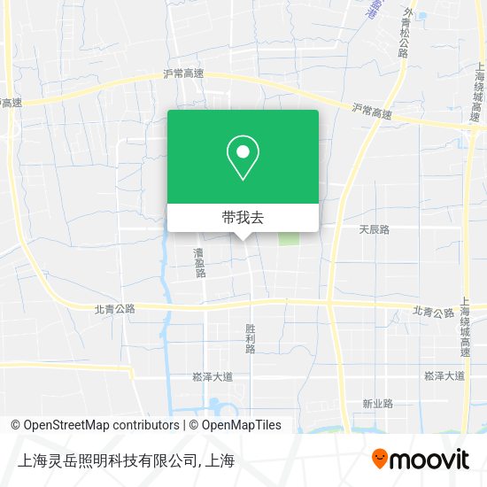 上海灵岳照明科技有限公司地图