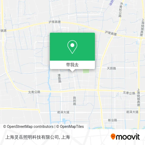上海灵岳照明科技有限公司地图