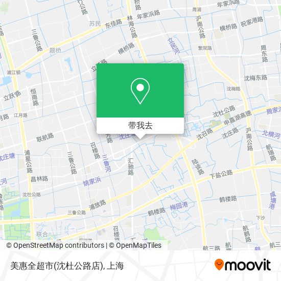 美惠全超市(沈杜公路店)地图