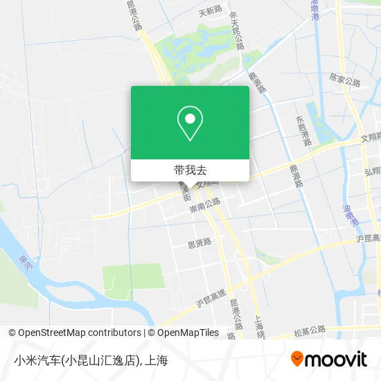 小米汽车(小昆山汇逸店)地图