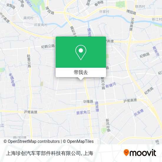 上海珍创汽车零部件科技有限公司地图