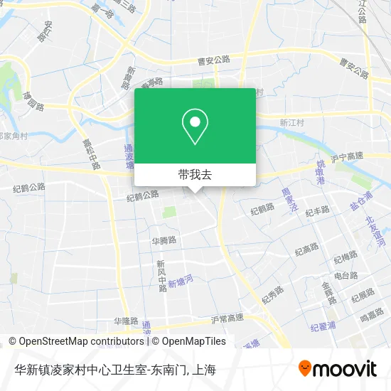 华新镇凌家村中心卫生室-东南门地图