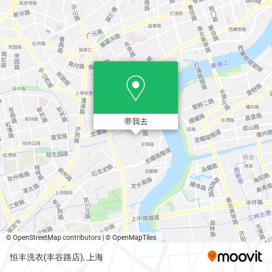 恒丰洗衣(丰谷路店)地图