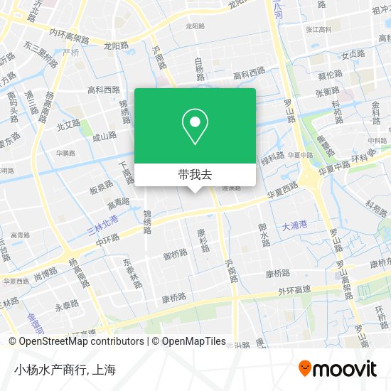 小杨水产商行地图