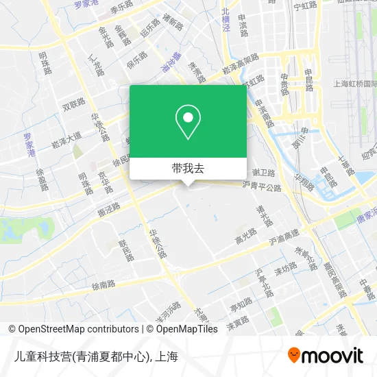 儿童科技营(青浦夏都中心)地图