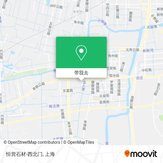 恒营石材-西北门地图