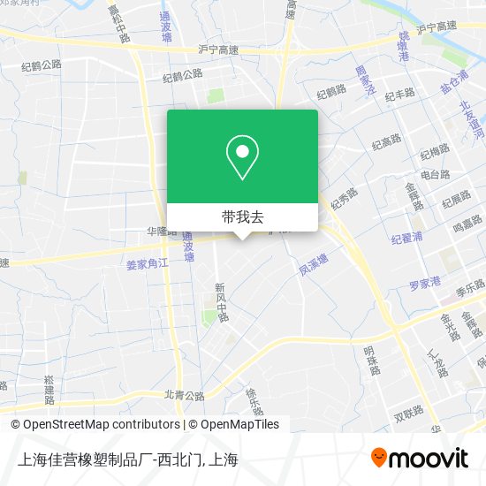 上海佳营橡塑制品厂-西北门地图