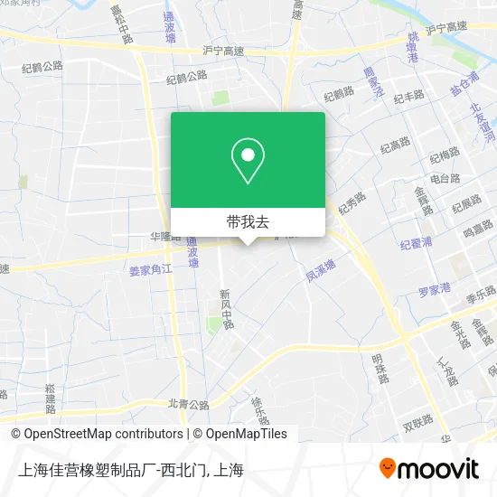 上海佳营橡塑制品厂-西北门地图