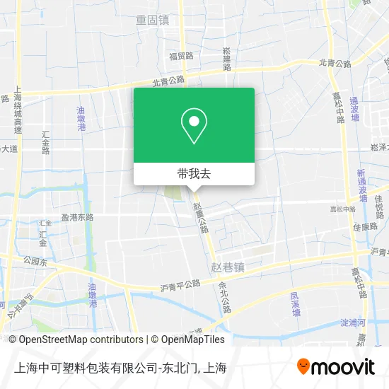 上海中可塑料包装有限公司-东北门地图