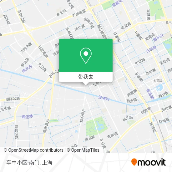 亭中小区-南门地图
