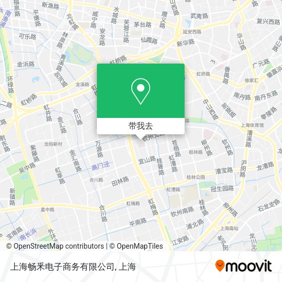上海畅釆电子商务有限公司地图