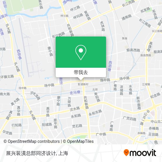 展兴装潢总部同济设计地图