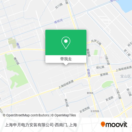 上海申月电力安装有限公司-西南门地图