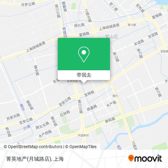 菁英地产(月城路店)地图