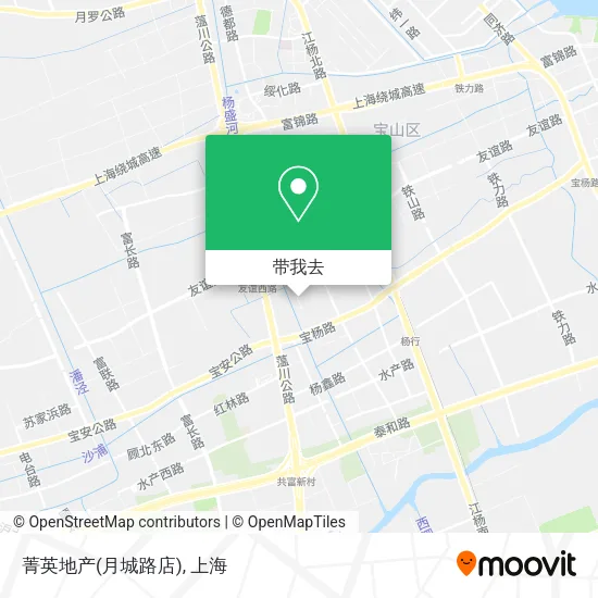 菁英地产(月城路店)地图