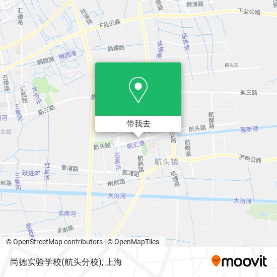 尚德实验学校(航头分校)地图