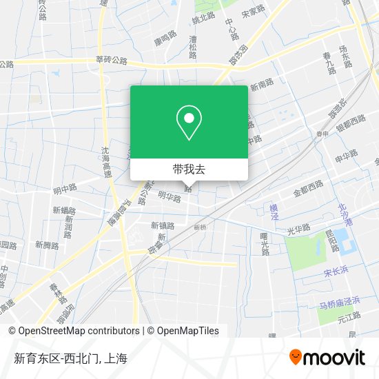 新育东区-西北门地图