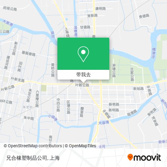 兄合橡塑制品公司地图