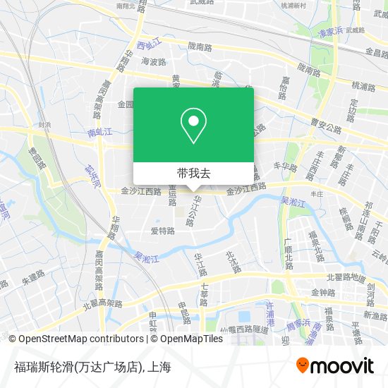 福瑞斯轮滑(万达广场店)地图