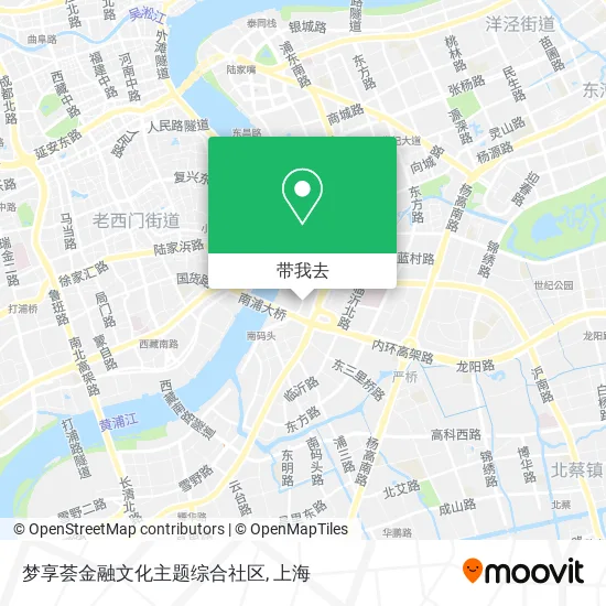 梦享荟金融文化主题综合社区地图