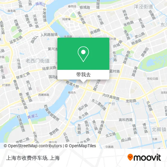 上海市收费停车场地图