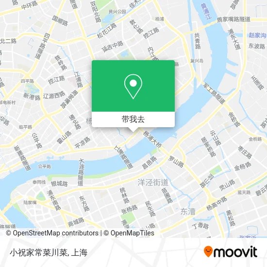 小祝家常菜川菜地图