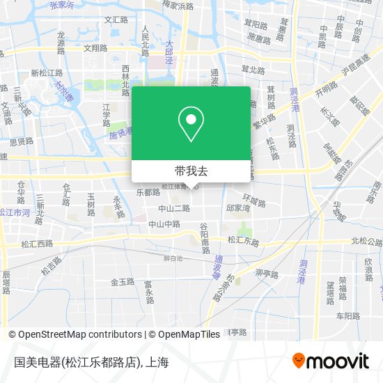 国美电器(松江乐都路店)地图