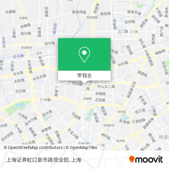 上海证券虹口新市路营业部地图