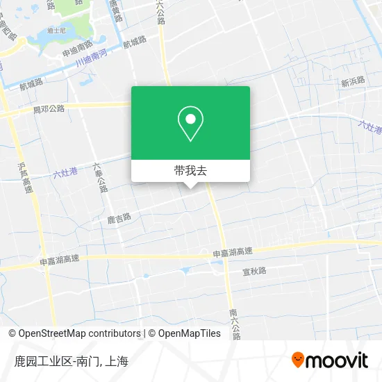鹿园工业区-南门地图