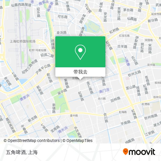 五角啤酒地图