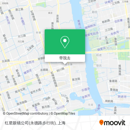 红星眼镜公司(永德路步行街)地图