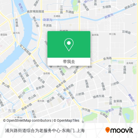 浦兴路街道综合为老服务中心-东南门地图