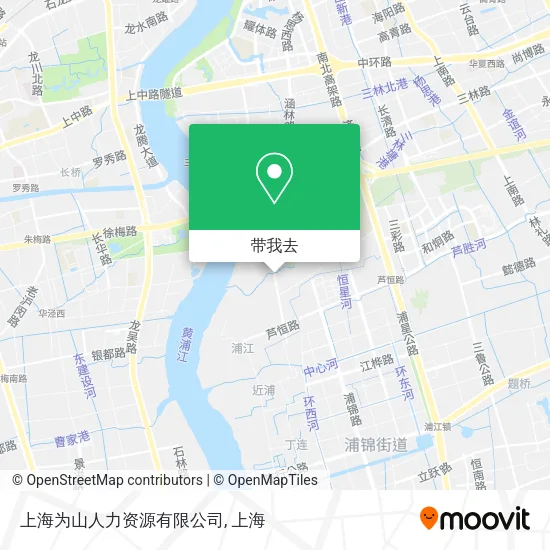 上海为山人力资源有限公司地图