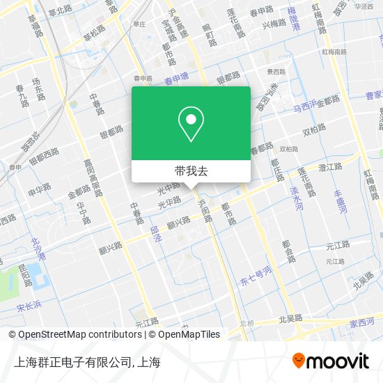 上海群正电子有限公司地图