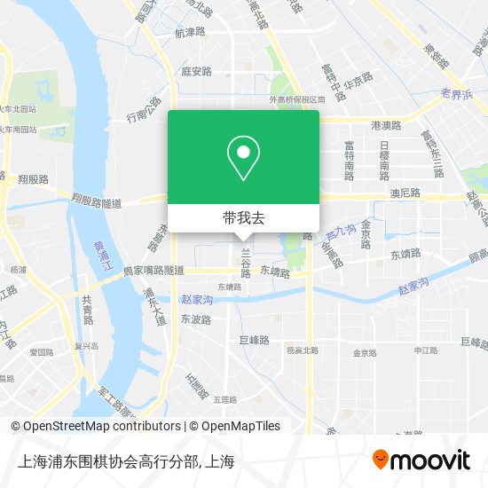 上海浦东围棋协会高行分部地图