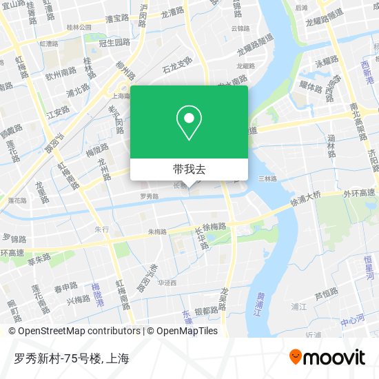 罗秀新村-75号楼地图