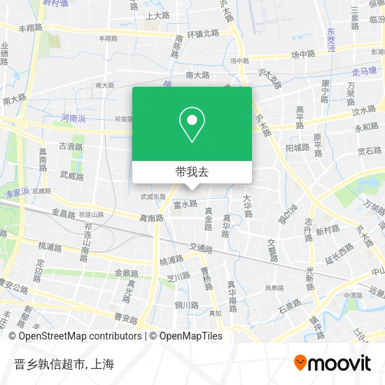 晋乡孰信超市地图