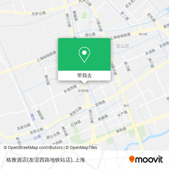 格雅酒店(友谊西路地铁站店)地图