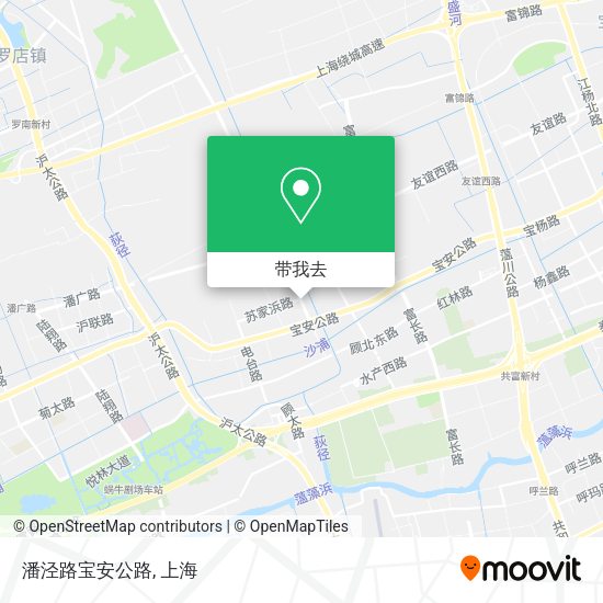 潘泾路宝安公路地图