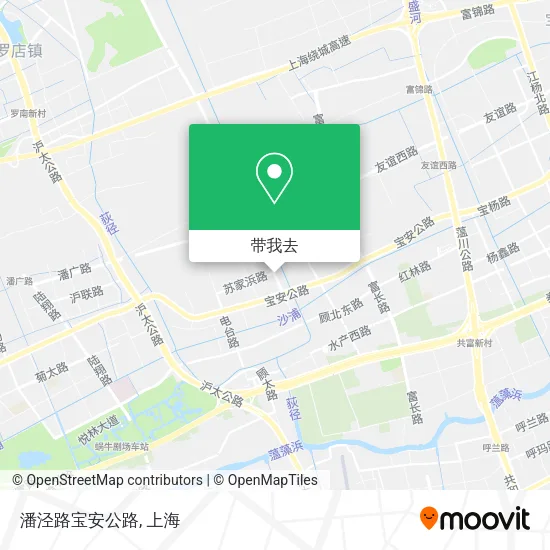 潘泾路宝安公路地图