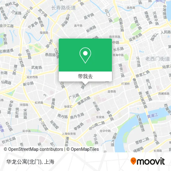 华龙公寓(北门)地图