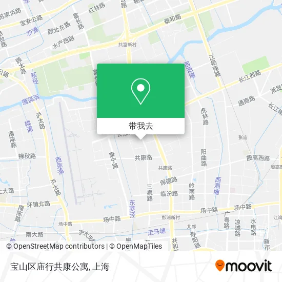 宝山区庙行共康公寓地图