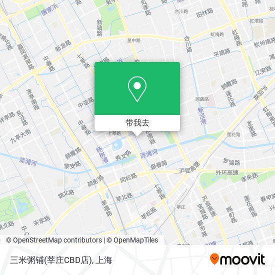 三米粥铺(莘庄CBD店)地图