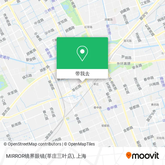 MIRROR镜界眼镜(莘庄三叶店)地图